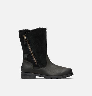 Sorel Emelie Boots - Women's Waterproof Boots Black AU538062 Australia